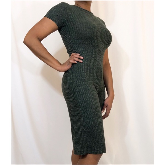 Green Summer Romper - Picture 4 of 6